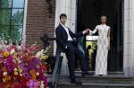 Amsterdam 18 mei 2023
Presentatie netflix serie  Queen CHarlotte met oa aanwezig India Amarteifio en Corey Mylchreest .
Serie is samenwerking met Vogue. Het feest is bij Huize Frankendaal.