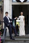 Amsterdam 18 mei 2023
Presentatie netflix serie  Queen CHarlotte met oa aanwezig India Amarteifio en Corey Mylchreest .
Serie is samenwerking met Vogue. Het feest is bij Huize Frankendaal.