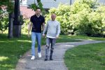 Amersfoort 19 mei 2023
Jeroen Jansema en Robin samen in een park in Amersfoort . Ze hebben elkaar leren kennen via het programma Liefde op het eerste gezicht . Jeroen had ook al meegedaan aan MAFS Married at First Sight