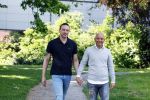 Amersfoort 19 mei 2023
Jeroen Jansema en Robin samen in een park in Amersfoort . Ze hebben elkaar leren kennen via het programma Liefde op het eerste gezicht . Jeroen had ook al meegedaan aan MAFS Married at First Sight