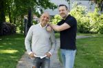Amersfoort 19 mei 2023
Jeroen Jansema en Robin samen in een park in Amersfoort . Ze hebben elkaar leren kennen via het programma Liefde op het eerste gezicht . Jeroen had ook al meegedaan aan MAFS Married at First Sight