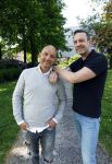 Amersfoort 19 mei 2023
Jeroen Jansema en Robin samen in een park in Amersfoort . Ze hebben elkaar leren kennen via het programma Liefde op het eerste gezicht . Jeroen had ook al meegedaan aan MAFS Married at First Sight