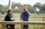 Alkmaar eo 17 mei 2023
Marco Borsato krijgt uitleg over dressuur van een instructeur op een manege