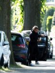 Huizen 31 mei 2023
Marco Borsato en zijn dochter Jada rijden naar het huis van Leontien Borsato
