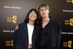 Amsterdam 22 mei 2023
Uitreiking Buma awards in Tuschinski Amsterdam.
Meau Hewitt met haar partner Jesper de Jonge