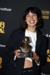 Amsterdam 22 mei 2023
Uitreiking Buma awards in Tuschinski Amsterdam.
Meau Hewitt met haar partner Jesper de Jonge