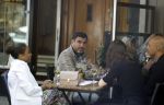 Amsterdam 27 mei 2023
Mimoun Ouled Radi op terras in Amsterdam zuid