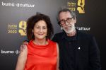 Amsterdam 22 mei 2023
Uitreiking Buma awards in Tuschinski Amsterdam.
Peter v Asten met partrner