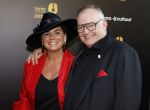 Amsterdam 22 mei 2023
Uitreiking Buma awards in Tuschinski Amsterdam.
Riny Schreijenberg met partner