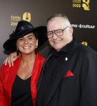 Amsterdam 22 mei 2023
Uitreiking Buma awards in Tuschinski Amsterdam.
Riny Schreijenberg met partner