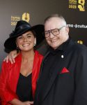 Amsterdam 22 mei 2023
Uitreiking Buma awards in Tuschinski Amsterdam.
Riny Schreijenberg met partner