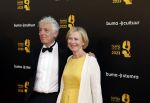 Amsterdam 22 mei 2023
Uitreiking Buma awards in Tuschinski Amsterdam.
Erik de Jong (Spinvis) met partner