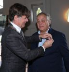 Breda, 26 Oktober 2024
Koninklijke onderscheiding voor Aad Ouborg
Aad Ouborg en burgemeester van Breda Paul Depla