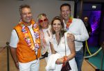 Amsterdam 25 mei 2024
Feestje na concert van de Toppers in de Johan Cruijff Arena. Bas Wolleswinkel  met vriendin en vrienden