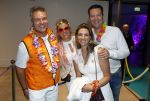 Amsterdam 25 mei 2024
Feestje na concert van de Toppers in de Johan Cruijff Arena. Bas Wolleswinkel  met vriendin en vrienden