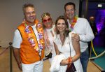 Amsterdam 25 mei 2024
Feestje na concert van de Toppers in de Johan Cruijff Arena. Bas Wolleswinkel  met vriendin en vrienden