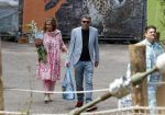 Arnhem 27 mei 2024
Trouwen Robbert de Nijs en zijn vrouw Sharon in Burgers Zoo. Zijn vader Rob de Nijs en moeder Belinda Meuldijk waren de getuigen . Belinda Meuldijk kwam met partner Thierry en zoon Yoshi de Nijs