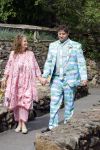 Arnhem 27 mei 2024
Trouwen Robbert de Nijs en zijn vrouw Sharon in Burgers Zoo. Zijn vader Rob de Nijs en moeder Belinda Meuldijk waren de getuigen . Belinda Meuldijk kwam met partner Thierry en zoon Yoshi de Nijs