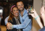 Amsterdam 25 mei 2024
Feestje na concert van de Toppers in de Johan Cruijff Arena. Dave Roelvink en Patty Brard