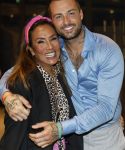 Amsterdam 25 mei 2024
Feestje na concert van de Toppers in de Johan Cruijff Arena. Dave Roelvink en Patty Brard
