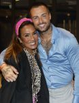 Amsterdam 25 mei 2024
Feestje na concert van de Toppers in de Johan Cruijff Arena. Dave Roelvink en Patty Brard