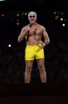 Amsterdam 25 mei 2024
Dries Roelvink treedt op in een gele zwembroek tijdens het toppers concert in de Johan Cruijff arena