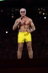 Amsterdam 25 mei 2024
Dries Roelvink treedt op in een gele zwembroek tijdens het toppers concert in de Johan Cruijff arena