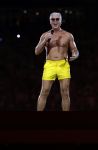 Amsterdam 25 mei 2024
Dries Roelvink treedt op in een gele zwembroek tijdens het toppers concert in de Johan Cruijff arena