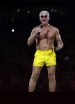 Amsterdam 25 mei 2024
Dries Roelvink treedt op in een gele zwembroek tijdens het toppers concert in de Johan Cruijff arena