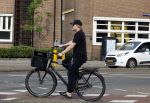 Amsterdam 17 mei 2024
Jacob Krabbe op de fiets in het centrum van Amsterdam