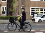 Amsterdam 17 mei 2024
Jacob Krabbe op de fiets in het centrum van Amsterdam