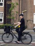 Amsterdam 17 mei 2024
Jacob Krabbe op de fiets in het centrum van Amsterdam
