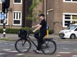 Amsterdam 17 mei 2024
Jacob Krabbe op de fiets in het centrum van Amsterdam