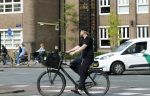 Amsterdam 17 mei 2024
Jacob Krabbe op de fiets in het centrum van Amsterdam
