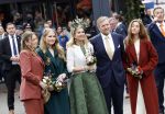 Emmen 27 april 2024
Koningsdag in Emmen met de koninklijke familie . Aanwezig bKoning Willem Alexander Koningin Maxima Prinses Amalia Prinses Alexia Prinses Ariane Prins Constantijn Prinses laurentien Prins Bernhard Prinses Annette Prins Maurits Prinses Marilene Prins Pieter Christiaan Prinses Anita Prins Floris en Prinses Aimee.