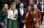 Emmen 27 april 2024
Koningsdag in Emmen met de koninklijke familie . Aanwezig bKoning Willem Alexander Koningin Maxima Prinses Amalia Prinses Alexia Prinses Ariane Prins Constantijn Prinses laurentien Prins Bernhard Prinses Annette Prins Maurits Prinses Marilene Prins Pieter Christiaan Prinses Anita Prins Floris en Prinses Aimee.