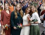 Emmen 27 april 2024
Koningsdag in Emmen met de koninklijke familie . Aanwezig bKoning Willem Alexander Koningin Maxima Prinses Amalia Prinses Alexia Prinses Ariane Prins Constantijn Prinses laurentien Prins Bernhard Prinses Annette Prins Maurits Prinses Marilene Prins Pieter Christiaan Prinses Anita Prins Floris en Prinses Aimee.