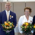 Ede, 26 April 2024
Koninklijke onderscheidingen voor
Marcel Boekhoorn enMarlies Boekhoorn
Burgemeester Rene Verhulst