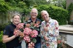 Noordwijk 24 mei 2024
Erica Meiland en Martien Meiland planten bijzondere hortensiaâ€™s in de tuin van hun Boutique Pension Code RosÃ©.