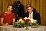 Soestdijk 13 september 2023
Opnames videoland serie Maxima op paleis Soestijk.
Martijn Lakemeier (Willem Alexander) Delfina Chaves (Maxima) Elsie de Brauw ( Beatrix)  Sebastian Koch en Jacob Derwig zijn aanwezig.