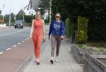 Noordwijk 23 mei 2024
Maxime Meiland en haar zus Montana Meiland zijn na het sporten nog even een kopje koffie gaan drinken bij hun ouders Martien en Erica meiland.