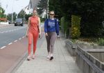 Noordwijk 23 mei 2024
Maxime Meiland en haar zus Montana Meiland zijn na het sporten nog even een kopje koffie gaan drinken bij hun ouders Martien en Erica meiland.