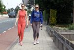 Noordwijk 23 mei 2024
Maxime Meiland en haar zus Montana Meiland zijn na het sporten nog even een kopje koffie gaan drinken bij hun ouders Martien en Erica meiland.