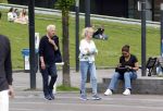 Amsterdam 15 mei 2024
Paul Witteman en zijn vrouw wandelend door Amsterdam zuid.