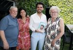 Tilburg 14 mei 2024
Boekpresentatie Roy Donders in Cafe Bet Kolen .
Zij vriendin Michelle dochtertje Romi alsmede zijn ouders en zus Rian Donders waren natuurlijk aanwezig.