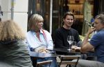 Amsterdam 17 mei 2024
Sandra Masmeijer met haar nieuwe vriend Steven Cnudde op de pc hooftstraat.