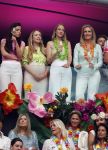 Amsterdam 25 mei 2024
Sandra Valk ging met haar dochters naar  de toppers in Concert in de Johan Cruijff arena. dochter Carlijn is zwanger