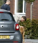 Wilnis 20 en 21 mei 2025
Andre Hazes bij zijn huis met zijn hond .