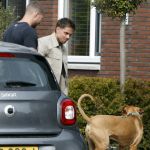 Wilnis 20 en 21 mei 2025
Andre Hazes bij zijn huis met zijn hond .