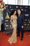 Leusden 16 april 2025
Musicalawards gala bij AFAS . Channah Hewitt  met Hans Cornelisse